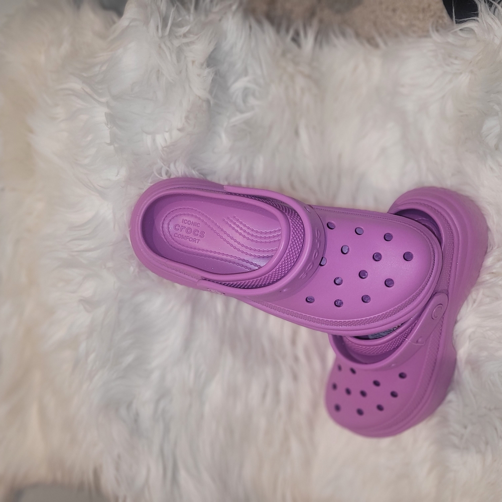 Kids Crocs Purple Clogs